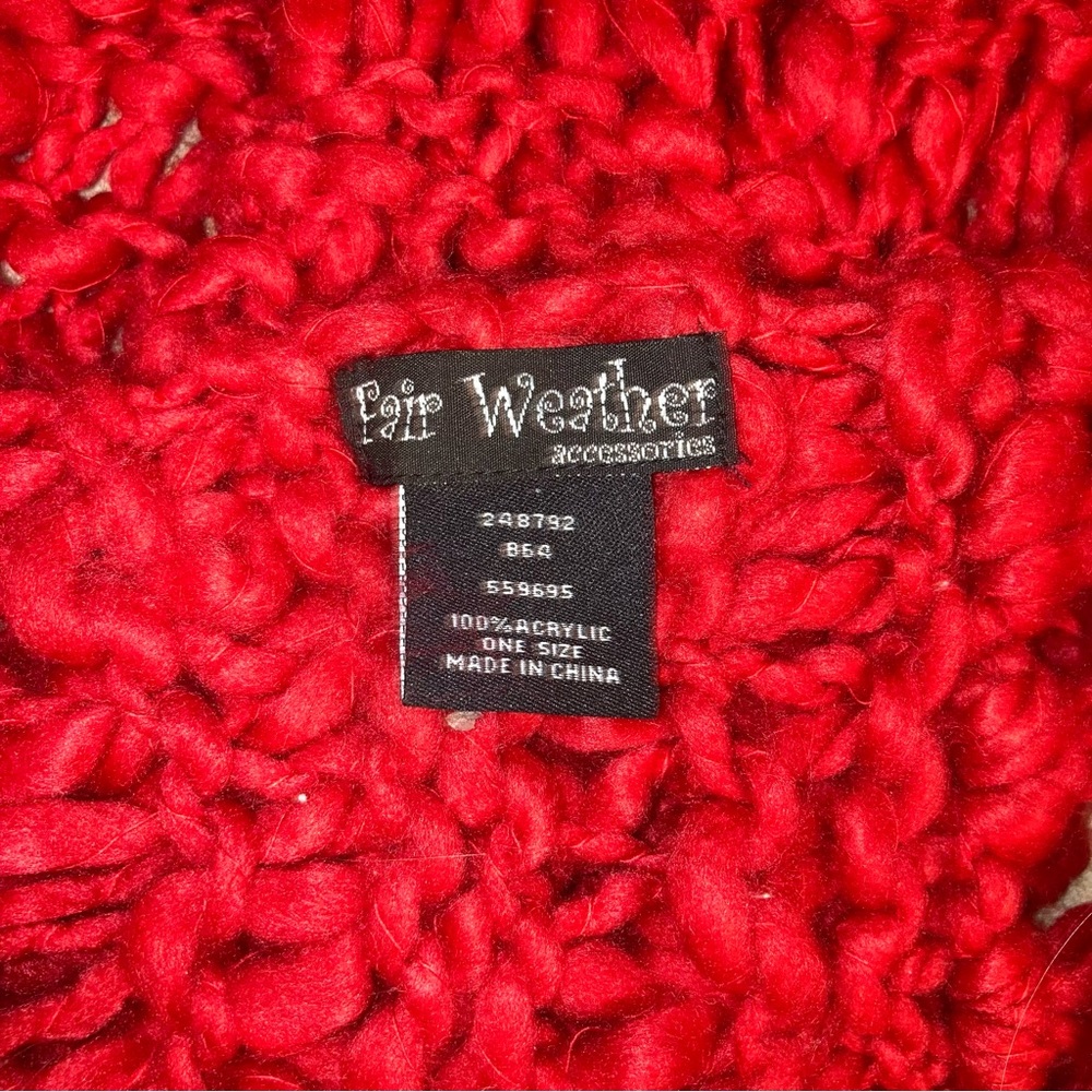 Red Scarf - Picture 2 of 2